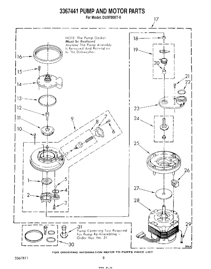 Diagram for DU9700XT0
