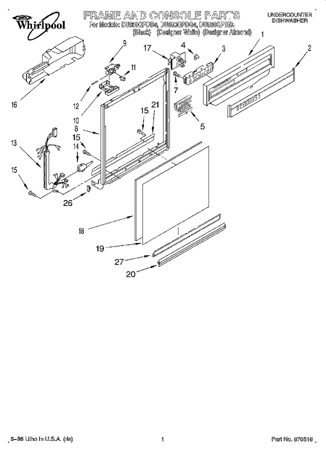 Diagram for DU980QPDB4