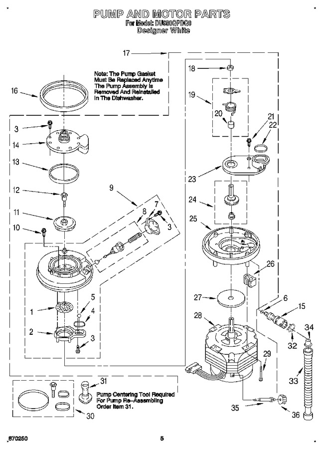 Diagram for DU980QPDQ0
