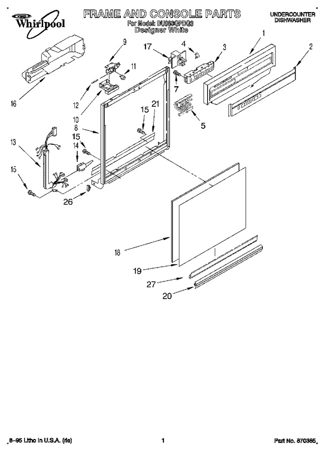 Diagram for DU980QPDQ3