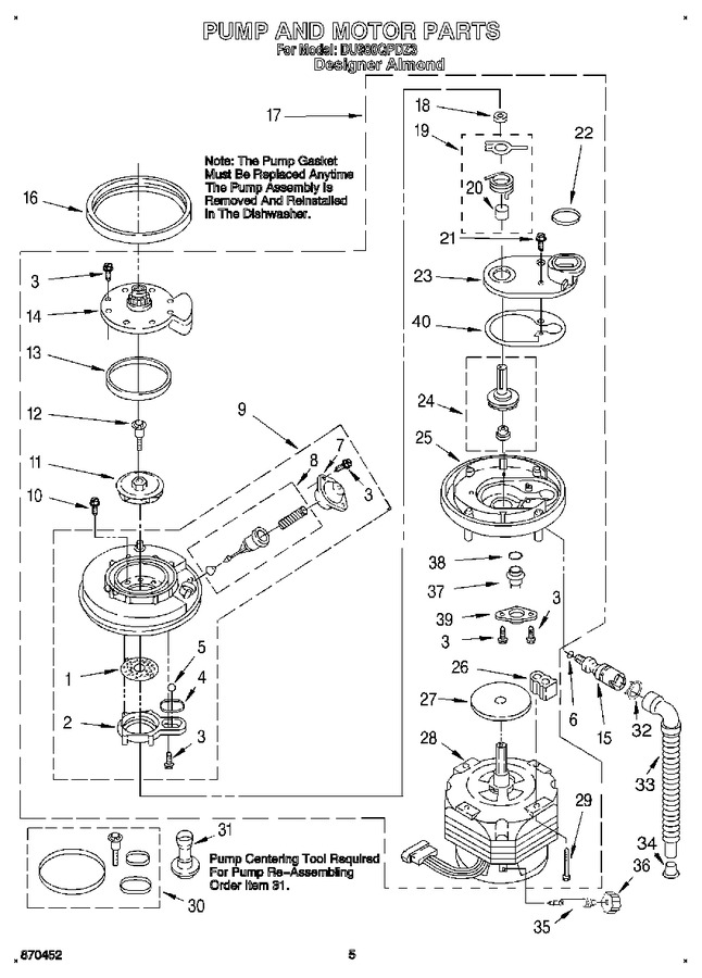 Diagram for DU980QPDZ3