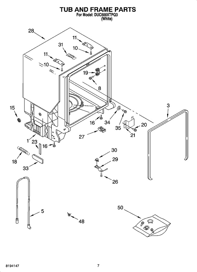 Diagram for DUC600XTPQ3