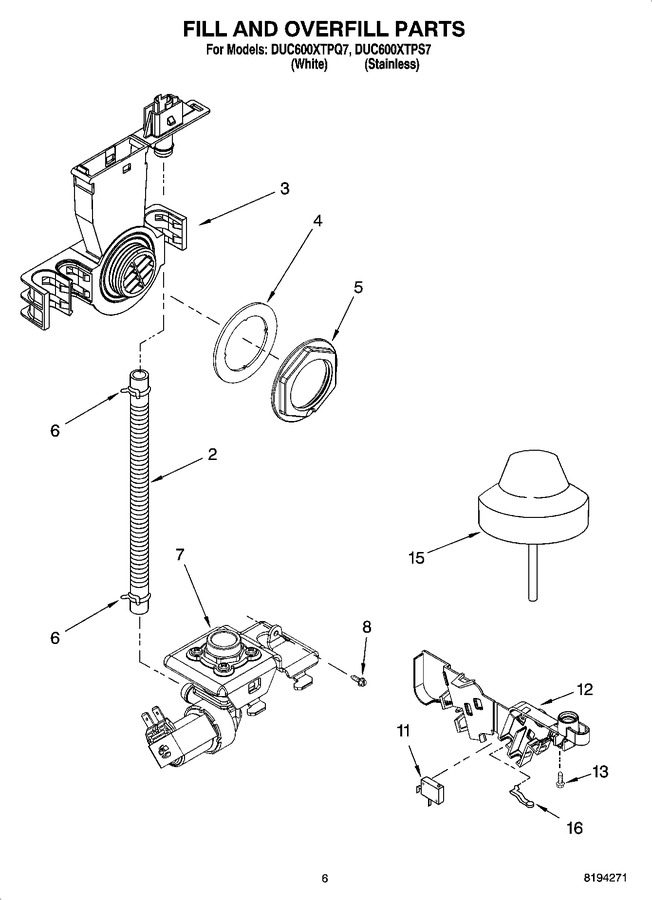 Diagram for DUC600XTPQ7