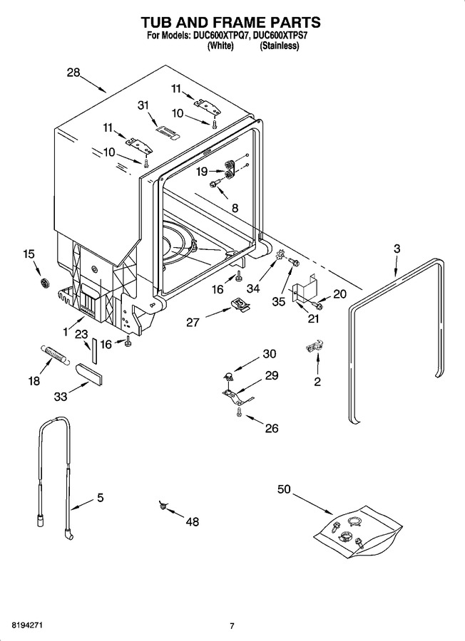 Diagram for DUC600XTPQ7