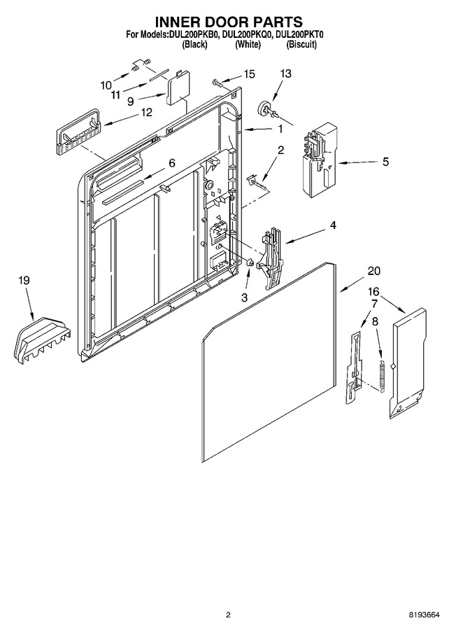Diagram for DUL200PKT0