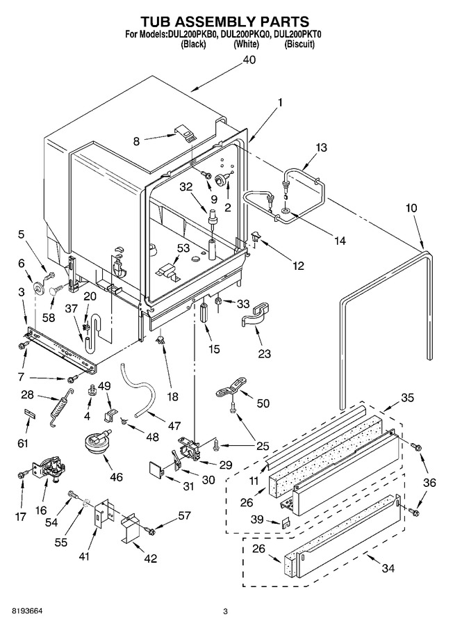 Diagram for DUL200PKT0