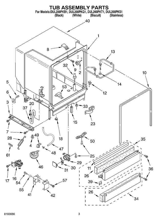 Diagram for DUL200PKQ1