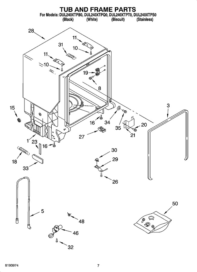 Diagram for DUL240XTPS0