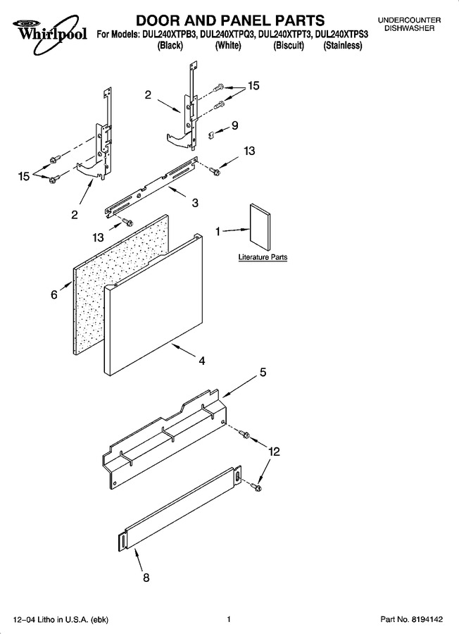 Diagram for DUL240XTPQ3