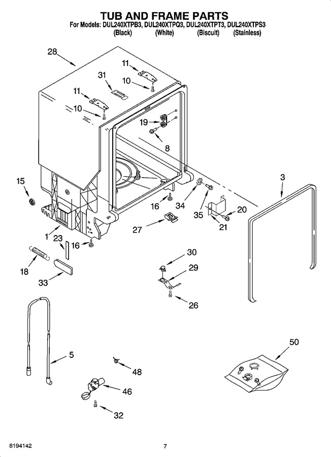 Diagram for DUL240XTPQ3