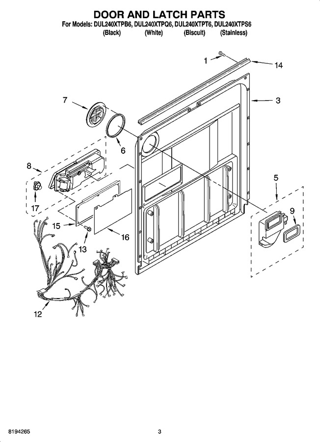 Diagram for DUL240XTPQ6