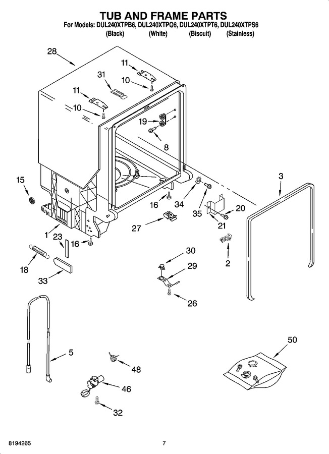 Diagram for DUL240XTPQ6