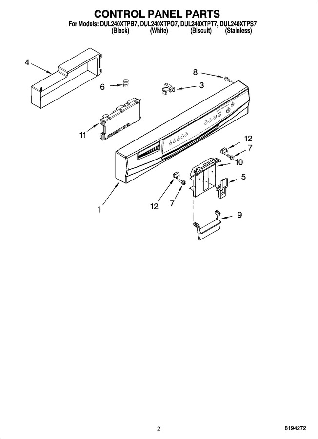 Diagram for DUL240XTPQ7