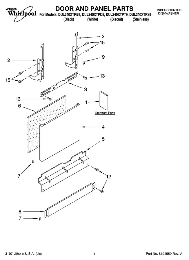 Diagram for DUL240XTPQ9