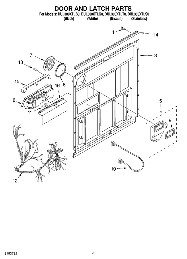 Diagram for DUL300XLTQ0