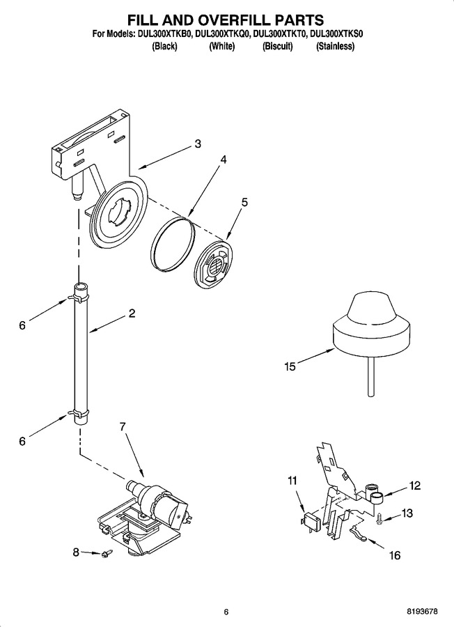 Diagram for DUL300XTKB0