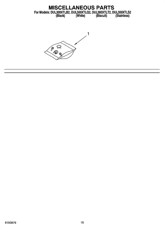 Diagram for DUL300XTLB2