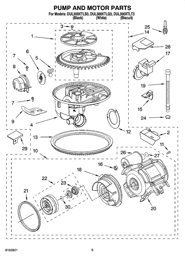 Diagram for DUL300XTLQ3