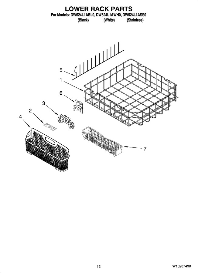 Diagram for DW524L1ASS0