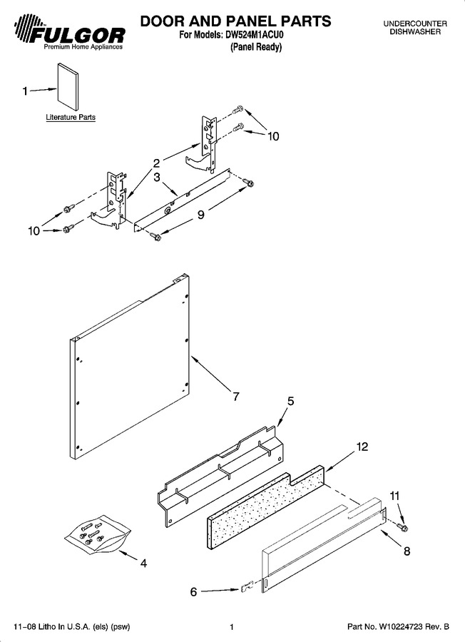 Diagram for DW524M1ACU0