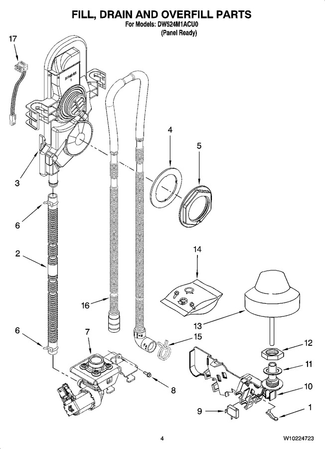 Diagram for DW524M1ACU0