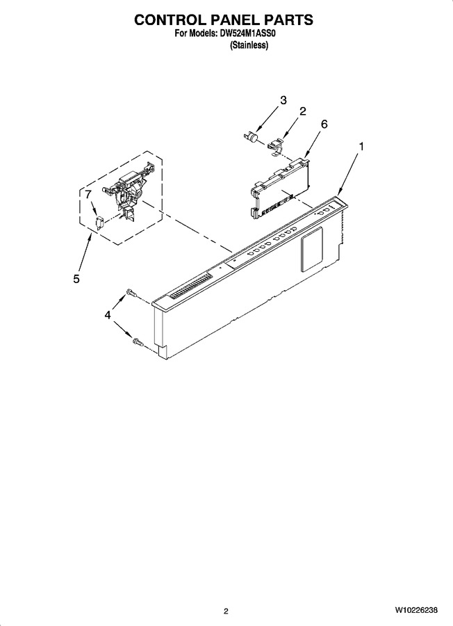 Diagram for DW524M1ASS0