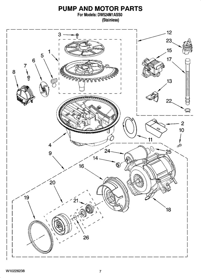 Diagram for DW524M1ASS0