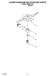 Diagram for 11 - Lower Washarm And Strainer Parts, Optional Parts (not Included)