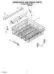 Diagram for 09 - Upper Rack And Track Parts
