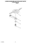 Diagram for 11 - Lower Washarm And Strainer Parts, Optional Parts (not Included)