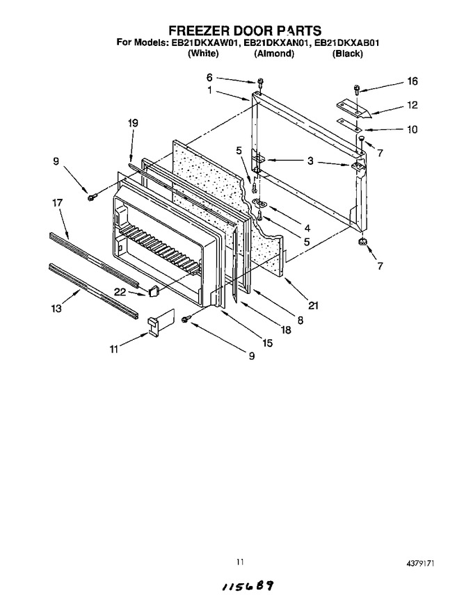 Diagram for EB21DKXAW01