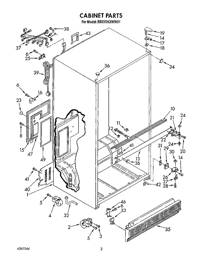 Diagram for EB22DKXWW01