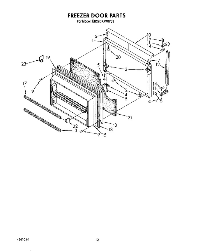 Diagram for EB22DKXWW01