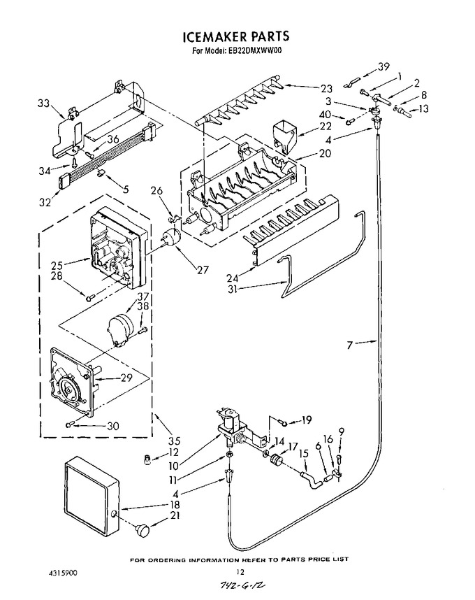Diagram for EB22DMXWN00