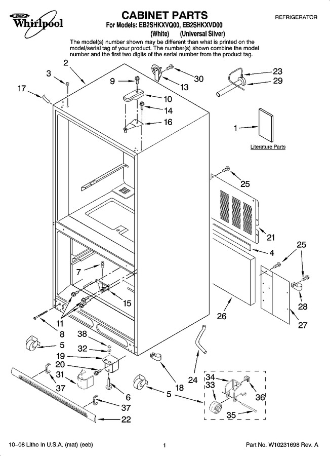 Diagram for EB2SHKXVQ00