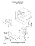 Diagram for 02 - Freezer Liner Parts