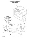 Diagram for 03 - Freezer Liner Parts