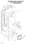 Diagram for 02 - Refrigerator Liner Parts