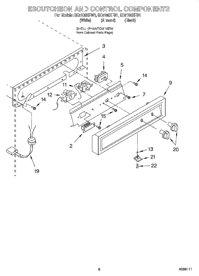 Diagram for EC5100XFW1