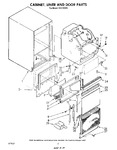 Diagram for 02 - Cabinet, Liner And Door, Lit/optional