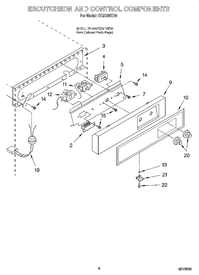 Diagram for EC510NXD0