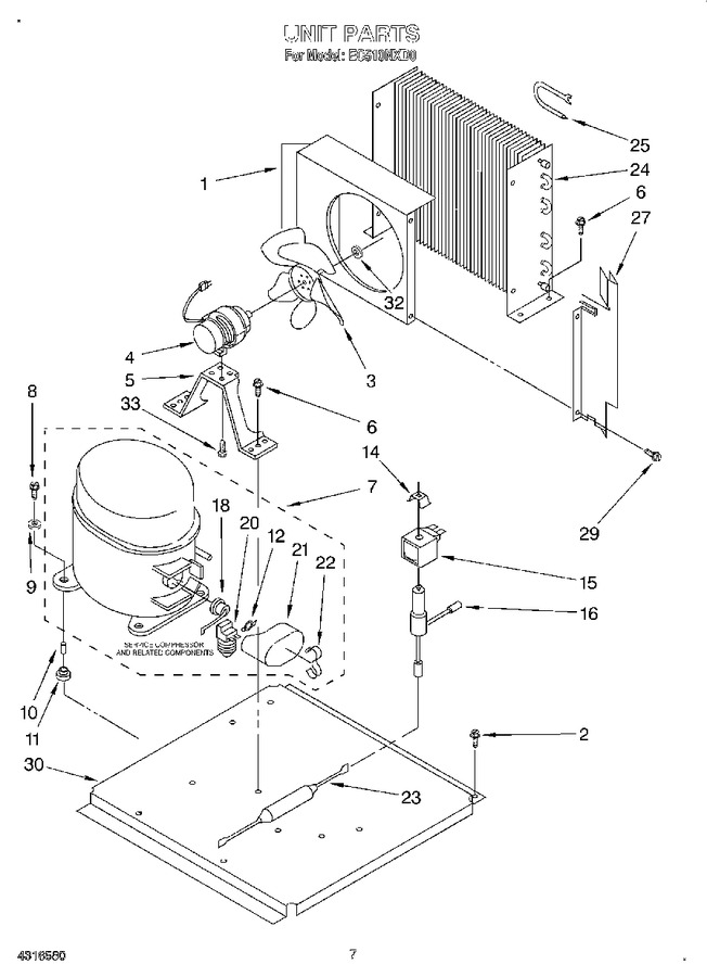 Diagram for EC510NXD0