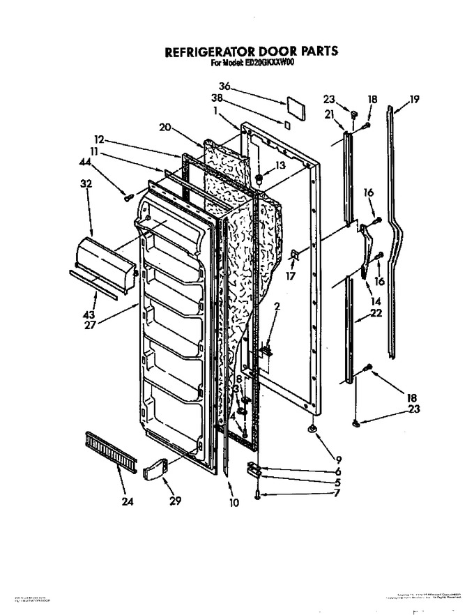 Diagram for ED20GKXXW00