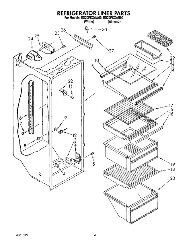Diagram for ED20PKXAW00