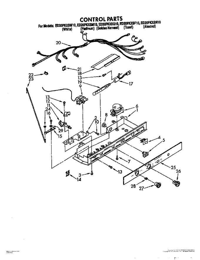Diagram for ED20PKXSW10
