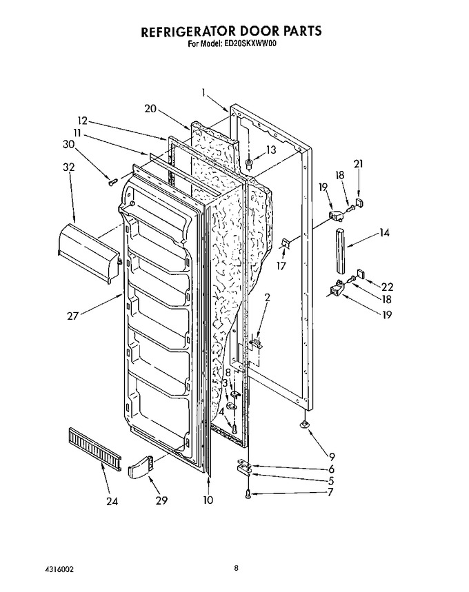Diagram for ED20SKXWW00