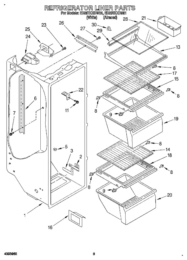 Diagram for ED20TKXDW01