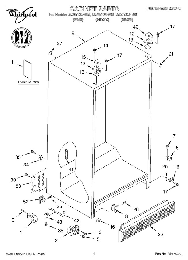 Diagram for ED20TKXFW05