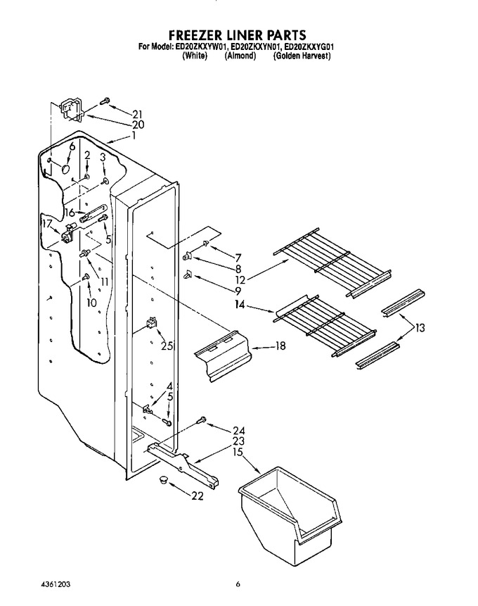 Diagram for ED20ZKXYG01