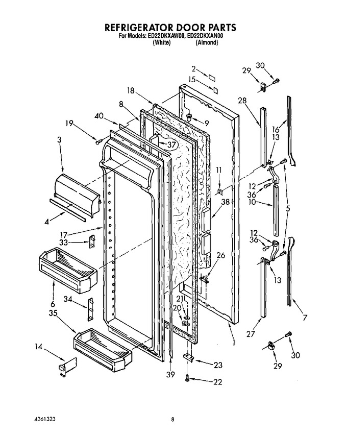 Diagram for ED22DKXAW00